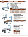 LITTLE GIANT HIGH-DECK CUSHION LOAD PLATFORM TRUCK SPEC LITTLE GIANT HIGH-DECK CUSHION LOAD PLATFORM TRUCK SPEC