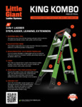 Little Giant King Kombo Industrial Spec Sheet Little Giant King Kombo Industrial Spec Sheet