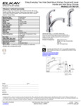 Elkay lk1501cr Spec Sheet