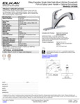 Elkay lk5000 Spec Sheet Elkay lk5000 Spec Sheet