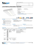 Low-Profile-Recessed-Troffer LPR XtraLight Specs Low-Profile-Recessed-Troffer LPR XtraLight Specs