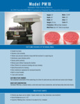 Patty-O-Matic PM18 specsheet Patty-O-Matic PM18 specsheet