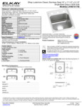 Elkay LRAD151755 Spec Sheet