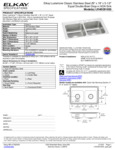 Elkay LRAD2918553 Spec Sheet