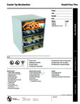LTI HM Countertop Slanted Double Shelf Heated Pass-Thru Self-Serve Merchandiser Specsheet
