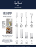 Luigi Bormioloi Bach Glassware Specsheet