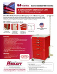 M-SERIES NARROW EMERGENCY CART (MINI LINE) spec sheet