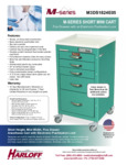 M-SERIES NARROW ANESTHESIA CART (MINI LINE) spec sheet