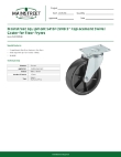 Main Street Equipment SPC-5 5"PLAT NO BRAKE Specsheet