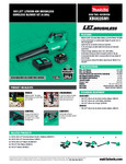 Makita CORDLESS BLOWER KIT XBU03SM1 Specs Makita CORDLESS BLOWER KIT XBU03SM1 Specs