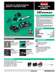 Makita Cordless Chain Saw XCU07PT Specs