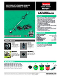 Makita Cordless Grass Trimmer XRU15PT Specs Makita Cordless Grass Trimmer XRU15PT Specs