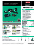 Makita XGD01PT Specs Makita XGD01PT Specs