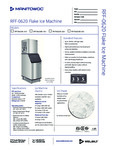 Manitowoc RFF0620W-161 Flake Ice Maker Manitowoc RFF0620W-161 Flake Ice Maker