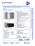 Manitowoc S3000 spec sheet Manitowoc S3000 spec sheet