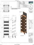 Marco 21" x 31" x 61" Hardwood Bakery Display with 5 Slat Shelves, Signage, and Casters Spec Sheet Marco 21" x 31" x 61" Hardwood Bakery Display with 5 Slat Shelves, Signage, and Casters Spec Sheet