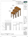 Marco 3-Piece Display Table Top Set with Wood Grain Finish Spec Sheet