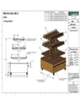 Marco 45" x 45" x 54" Wooden Bakery Display with Adjustable Shelves and Casters Spec Sheet Marco 45" x 45" x 54" Wooden Bakery Display with Adjustable Shelves and Casters Spec Sheet