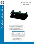 Master MP3 Spec Sheet Master MP3 Spec Sheet