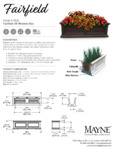 Mayne Fairfield 3' Deep Window Box Mayne Fairfield 3' Deep Window Box