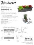 Mayne Nantucket 4ft Window Box Spec Sheet