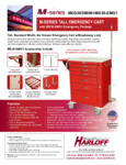 M-SERIES TALL EMERGENCY CRASH CART WITH MD30-EMG1 PACKAGE spec sheet