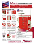 M-SERIES TALL EMERGENCY CRASH CART WITH MD30-EMG3 SUPER STAT PACKAGE spec sheet M-SERIES TALL EMERGENCY CRASH CART WITH MD30-EMG3 SUPER STAT PACKAGE spec sheet
