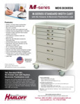 M-SERIES TALL ANESTHESIA CART, STANDARD WIDTH spec sheet