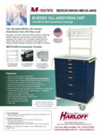 M-SERIES TALL ANESTHESIA CART WITH MD30-ANS PACKAGE spec sheet