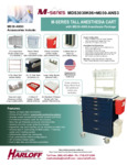 M-SERIES TALL ANESTHESIA CART WITH MD30-ANS3 PACKAGE spec sheet