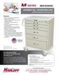 M-SERIES TALL ANESTHESIA CART, STANDARD WIDTH spec sheet M-SERIES TALL ANESTHESIA CART, STANDARD WIDTH spec sheet