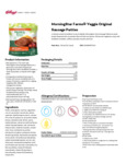MorningStar Farms® Veggie Original Sausage Patties MorningStar Farms® Veggie Original Sausage Patties