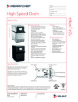 Merrychef e2s Specsheet