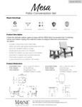 MESA_Set_Spec_Sheet MESA_Set_Spec_Sheet