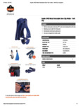 METAL DETECTABLE GLOVE CLIP - BELT CLIP - BLUE SPEC SHEET METAL DETECTABLE GLOVE CLIP - BELT CLIP - BLUE SPEC SHEET