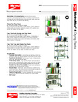 Metro MetroMax 4 Mobile Drying Racks Specsheet Metro MetroMax 4 Mobile Drying Racks Specsheet