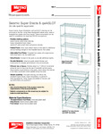 Metro Seismic Super Erecta Spec Sheet Metro Seismic Super Erecta Spec Sheet