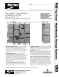 Metro Top Track Storage Specsheet Metro Top Track Storage Specsheet