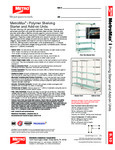 MetroMax i Polymer Shelving Specs MetroMax i Polymer Shelving Specs