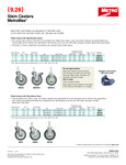 MetroMax Stem Casters_SPEC SHEET_9.28 MetroMax Stem Casters_SPEC SHEET_9.28
