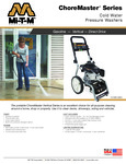 Mi-T-M ChoreMaster-Series-Gasoline-Direct-Drive-Vertical Spec Sheet Mi-T-M ChoreMaster-Series-Gasoline-Direct-Drive-Vertical Spec Sheet