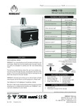 Mibrasa Charcoal Oven HMB 110 Spec Sheet Mibrasa Charcoal Oven HMB 110 Spec Sheet