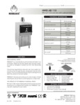 Mibrasa Charcoal Oven HMB AB 110 Spec Sheet Mibrasa Charcoal Oven HMB AB 110 Spec Sheet