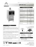 Mibrasa Charcoal Oven HMB AB 160 Spec Sheet Mibrasa Charcoal Oven HMB AB 160 Spec Sheet