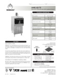 Mibrasa Charcoal Oven HMB AB 75 Spec Sheet