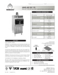 Mibrasa Charcoal Oven HMB AB SB 110 Spec Sheet