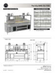 Mibrasa Parilla Complete Stand GMB 252 Spec Sheet Mibrasa Parilla Complete Stand GMB 252 Spec Sheet