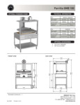 Mibrasa Parilla Stand GMB 100 Spec Sheet