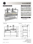 Mibrasa Parilla Stand GMB 200 Spec Sheet Mibrasa Parilla Stand GMB 200 Spec Sheet