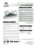 Mibrasa Parrilla GMB200FIRE Spec Sheet Mibrasa Parrilla GMB200FIRE Spec Sheet